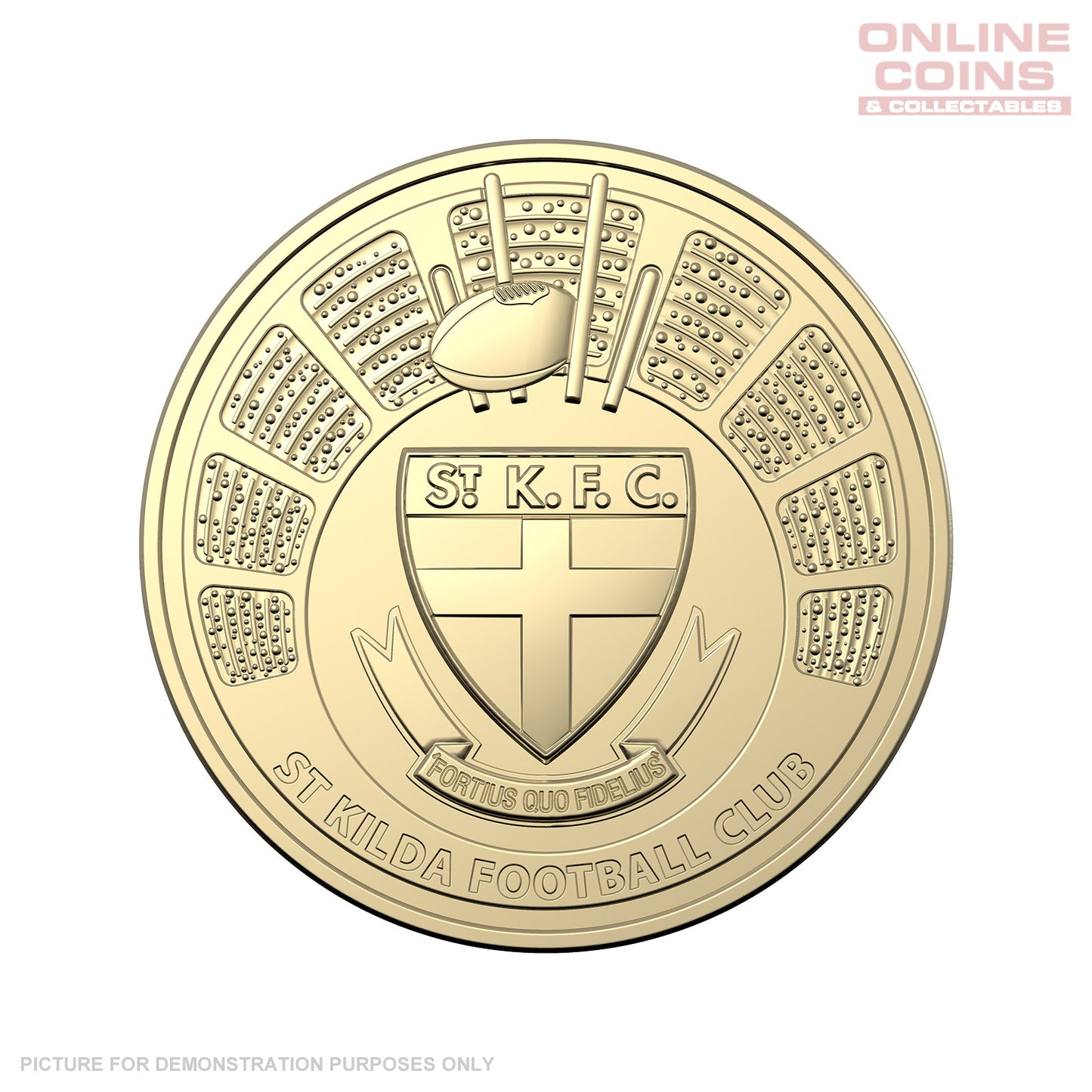AFL 2024 $1 Uncirculated Coin - St Kilda Saints