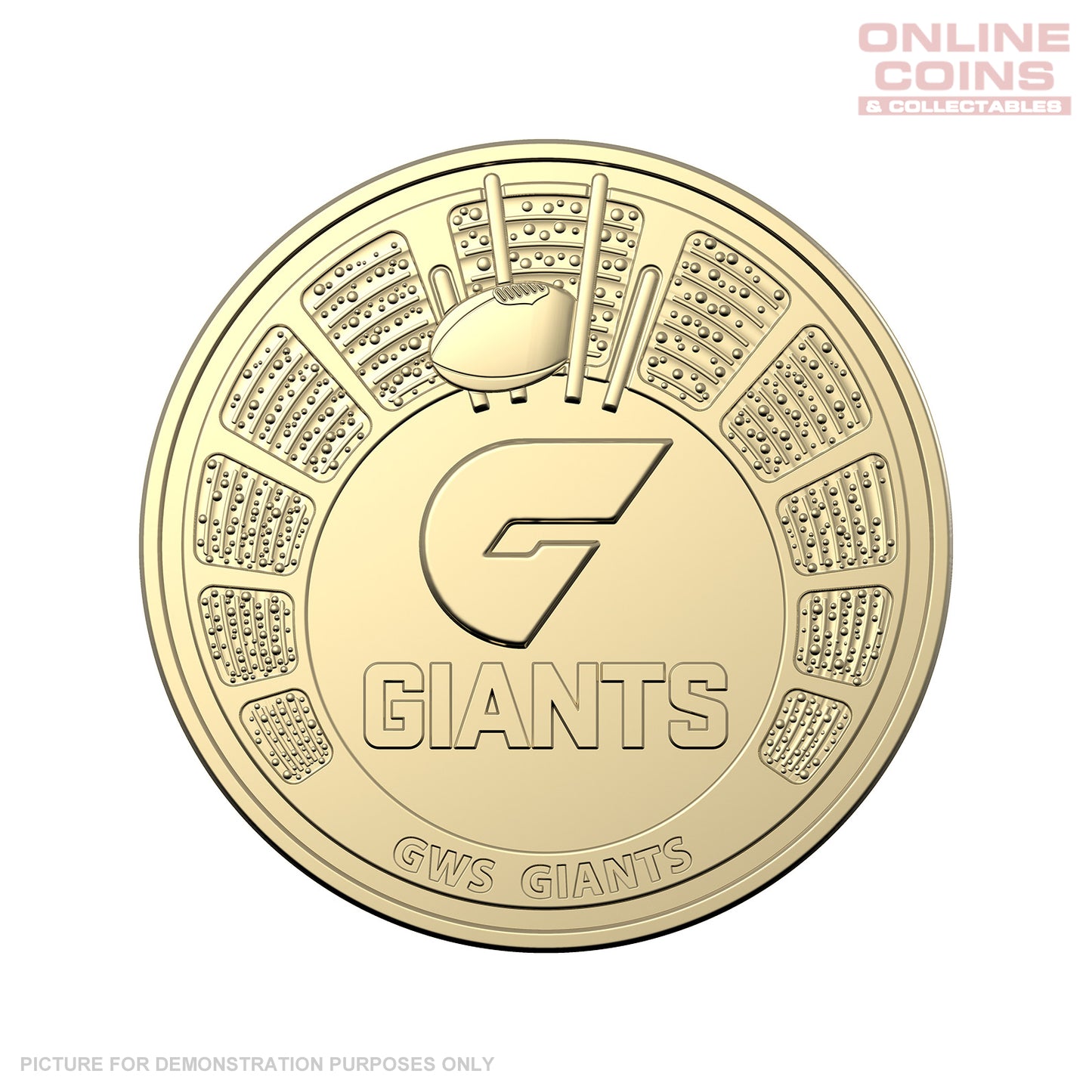 AFL 2024 $1 Uncirculated Coin - GWS Giants