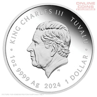 2024 Perth Mint 1oz Silver Proof Coloured Coin - Bon Scott