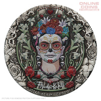 2024 Perth Mint 2oz Silver Antiqued Coloured Coin - Frida Kahlo