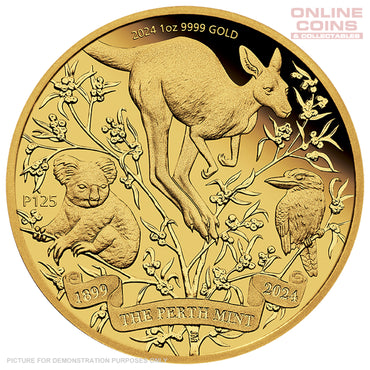 Perth Mint 2024 1oz Gold Proof Coin - Perth Mint's 125th Anniversary