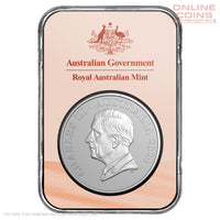 2024 RAM Kangaroo Series 1oz Frosted Silver Uncirculated Coin - Desert Life