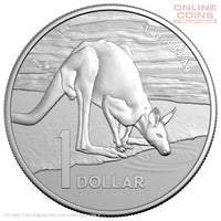 2024 RAM Kangaroo Series 1oz Frosted Silver Uncirculated Coin - Desert Life