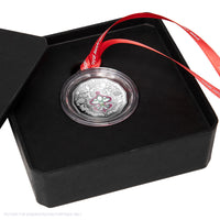 2025 RAM 50c Coloured Fine Silver Proof Coin - Christmas Festive Florals