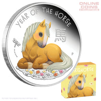 2026 Perth Mint 1/2oz Silver Proof Coloured Coin - Baby Horse