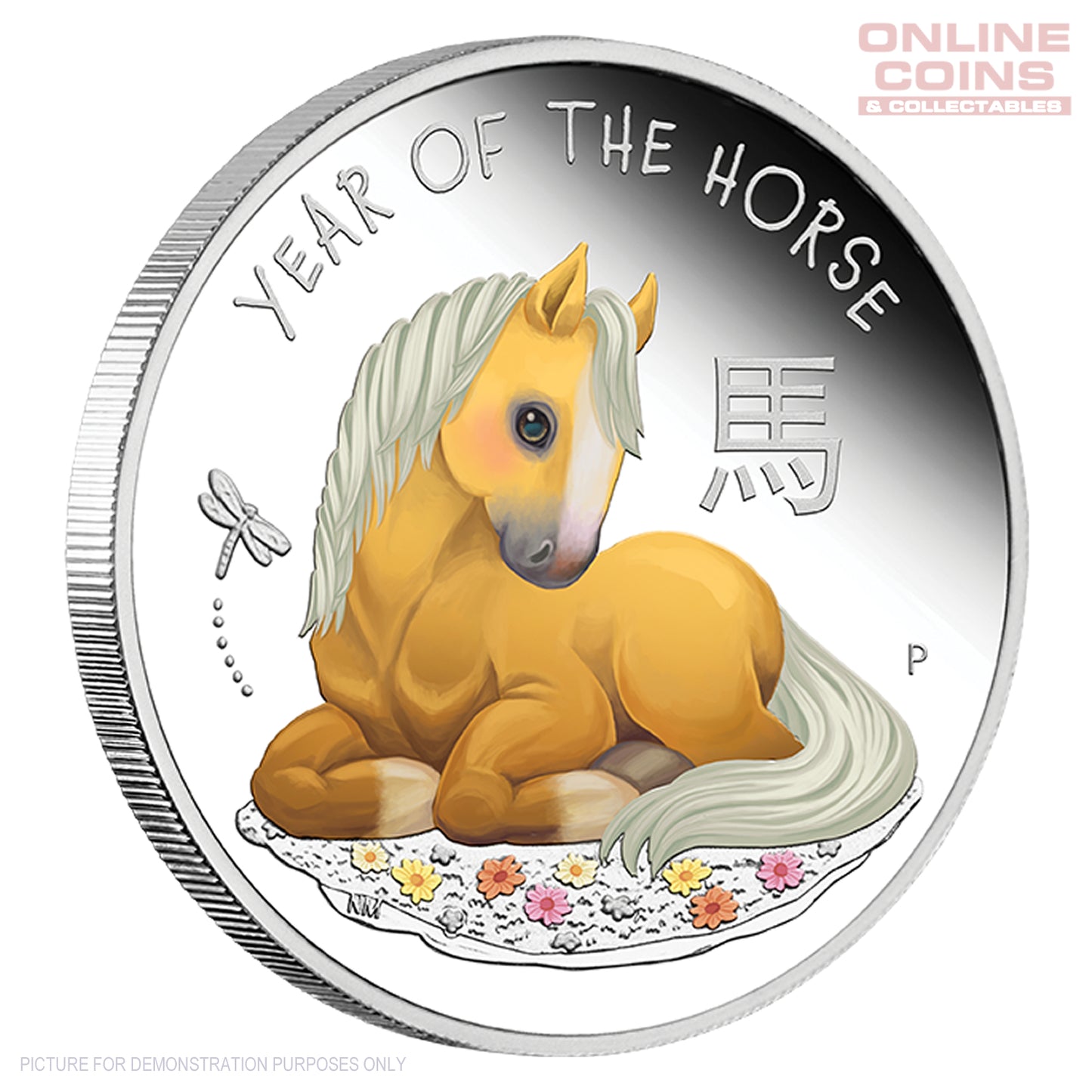 2026 Perth Mint 1/2oz Silver Proof Coloured Coin - Baby Horse
