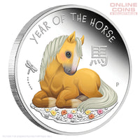 2026 Perth Mint 1/2oz Silver Proof Coloured Coin - Baby Horse