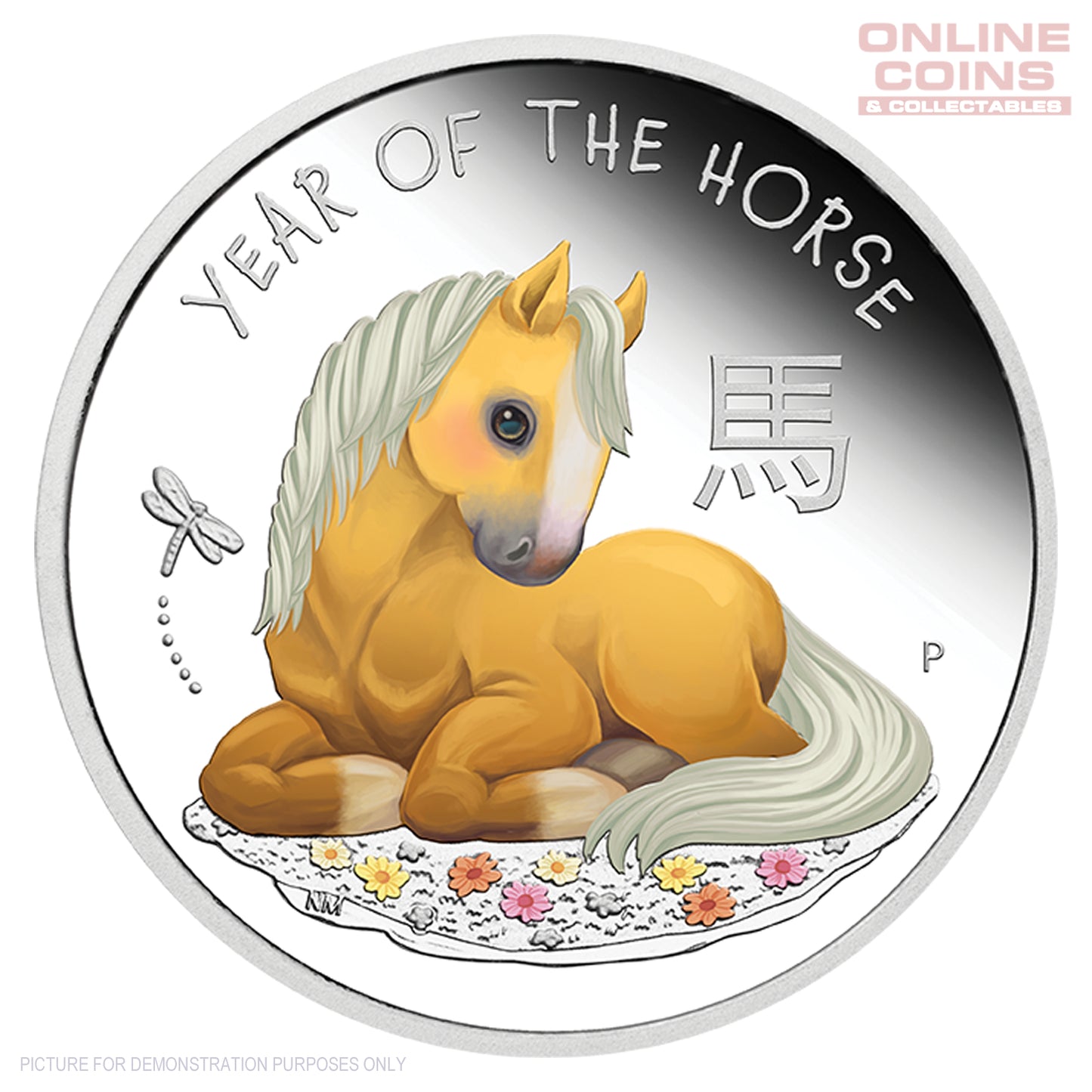 2026 Perth Mint 1/2oz Silver Proof Coloured Coin - Baby Horse