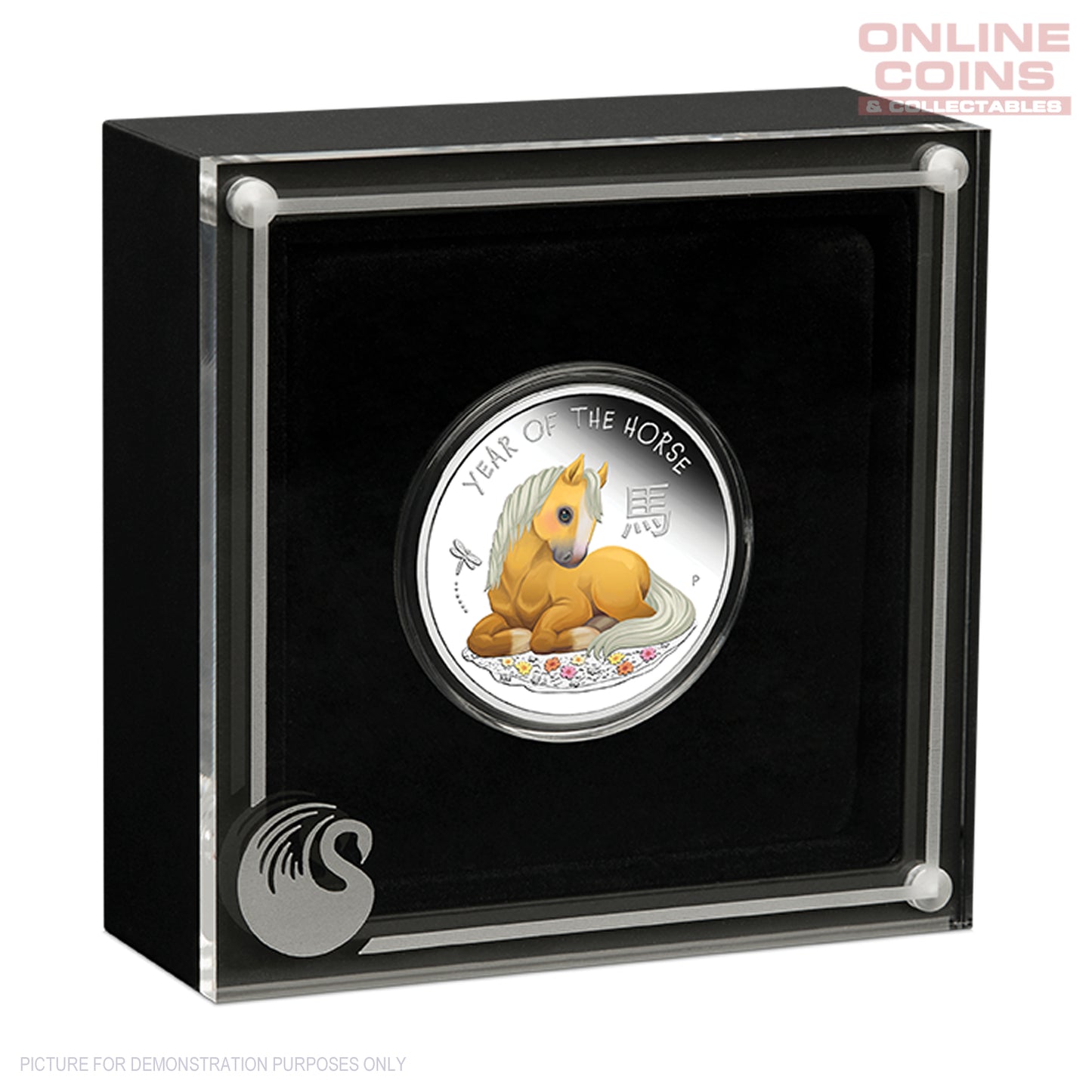 2026 Perth Mint 1/2oz Silver Proof Coloured Coin - Baby Horse