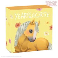 2026 Perth Mint 1/2oz Silver Proof Coloured Coin - Baby Horse