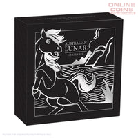 2026 Perth Mint 1oz Silver Proof High Relief Coin - Year of the Horse