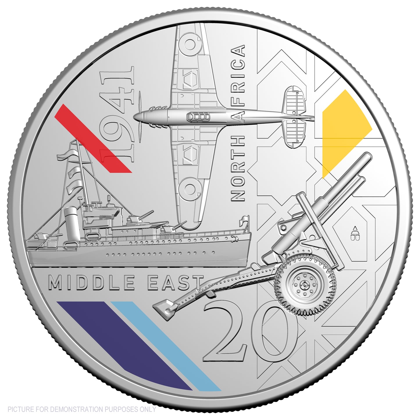 2026 RAM 1941: Service Amid Strife - Coloured Uncirculated 3 Coin Set
