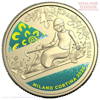 2026 RAM $1 AlBr Coloured Uncirculated Coin - Winter Paralympics
