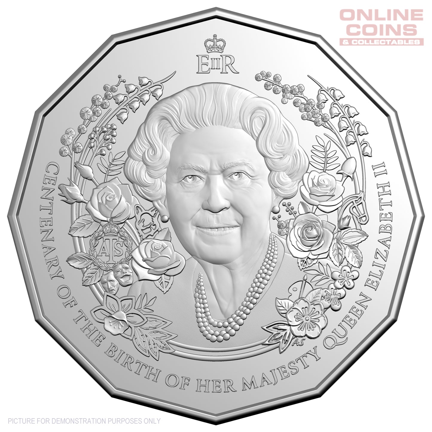 2026 RAM 50c Uncirculated Coin - HM Queen Elizabeth II Centenary of Birth