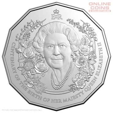 2026 RAM 50c Uncirculated Coin - HM Queen Elizabeth II Centenary of Birth
