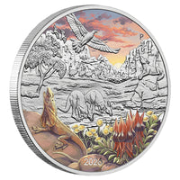 Perth Mint 2026 1oz Silver Coloured Coin in Card WONDERS OF AUSTRALIA – THE OUTBACK