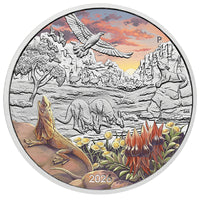 Perth Mint 2026 1oz Silver Coloured Coin in Card WONDERS OF AUSTRALIA – THE OUTBACK