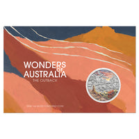 Perth Mint 2026 1oz Silver Coloured Coin in Card WONDERS OF AUSTRALIA – THE OUTBACK