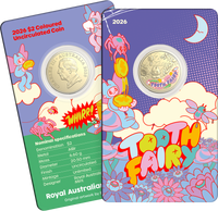 2026 RAM $2 Coloured Uncirulated Coin in Card - Tooth Fairy