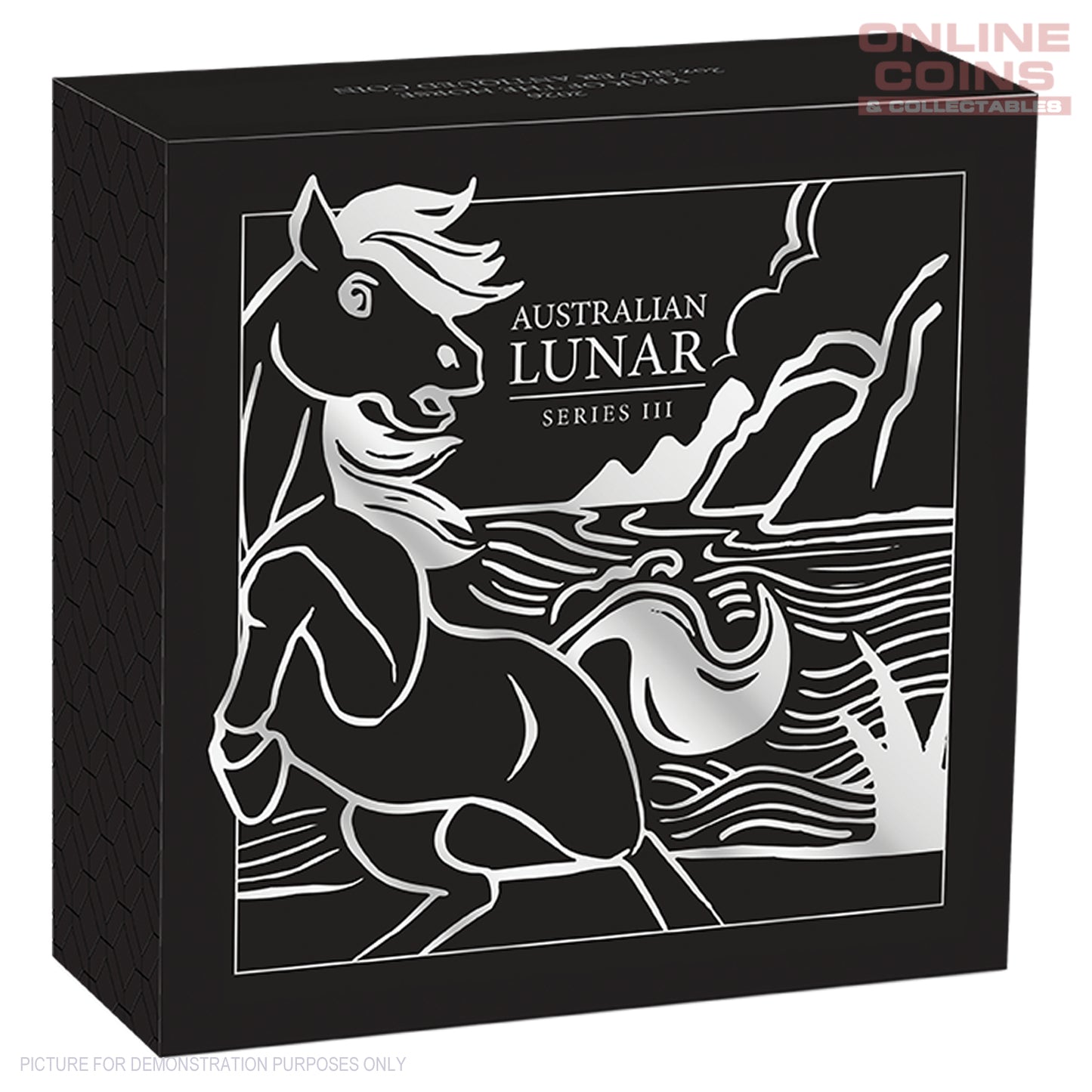 2026 Perth Mint 2oz Silver Aniqued Coin - Australian Lunar Series III – Year of the Horse