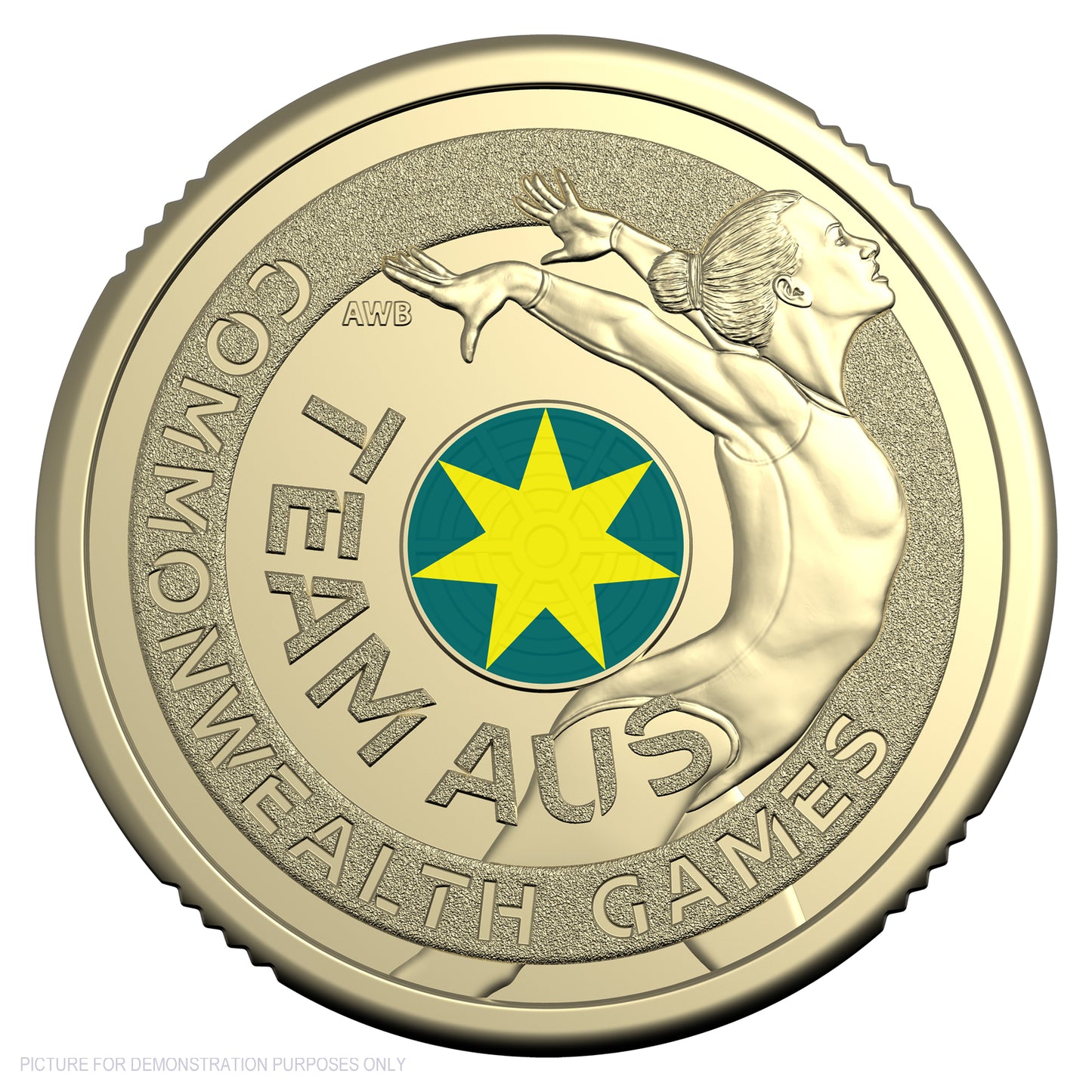 2026 RAM Commonwealth Games Team - $2 Coloured Three Coin Set