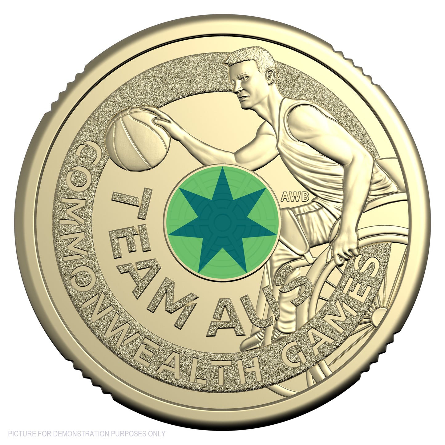 2026 RAM Commonwealth Games Team - $2 Coloured Three Coin Set