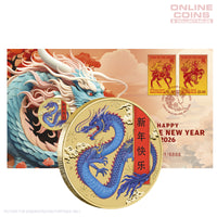 2026 Perth Mint Stamp and Coin Cover - Lunar New Year