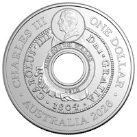 2026 Royal Australian Mint $1 Uncirculated Coin - Holey Dollar