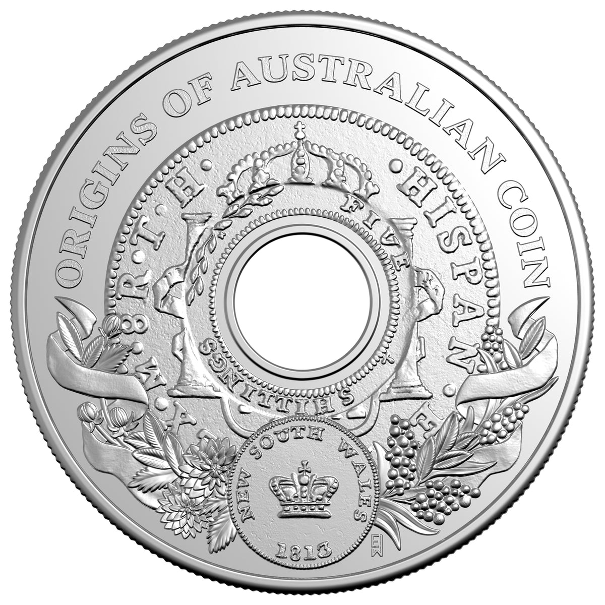 2026 Royal Australian Mint $1 Uncirculated Coin - Holey Dollar