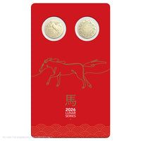 2026 RAM $1 Uncirculated Two-Coin Set - Lunar Series - Year of the Horse