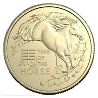 2026 RAM $1 Uncirculated Two-Coin Set - Lunar Series - Year of the Horse