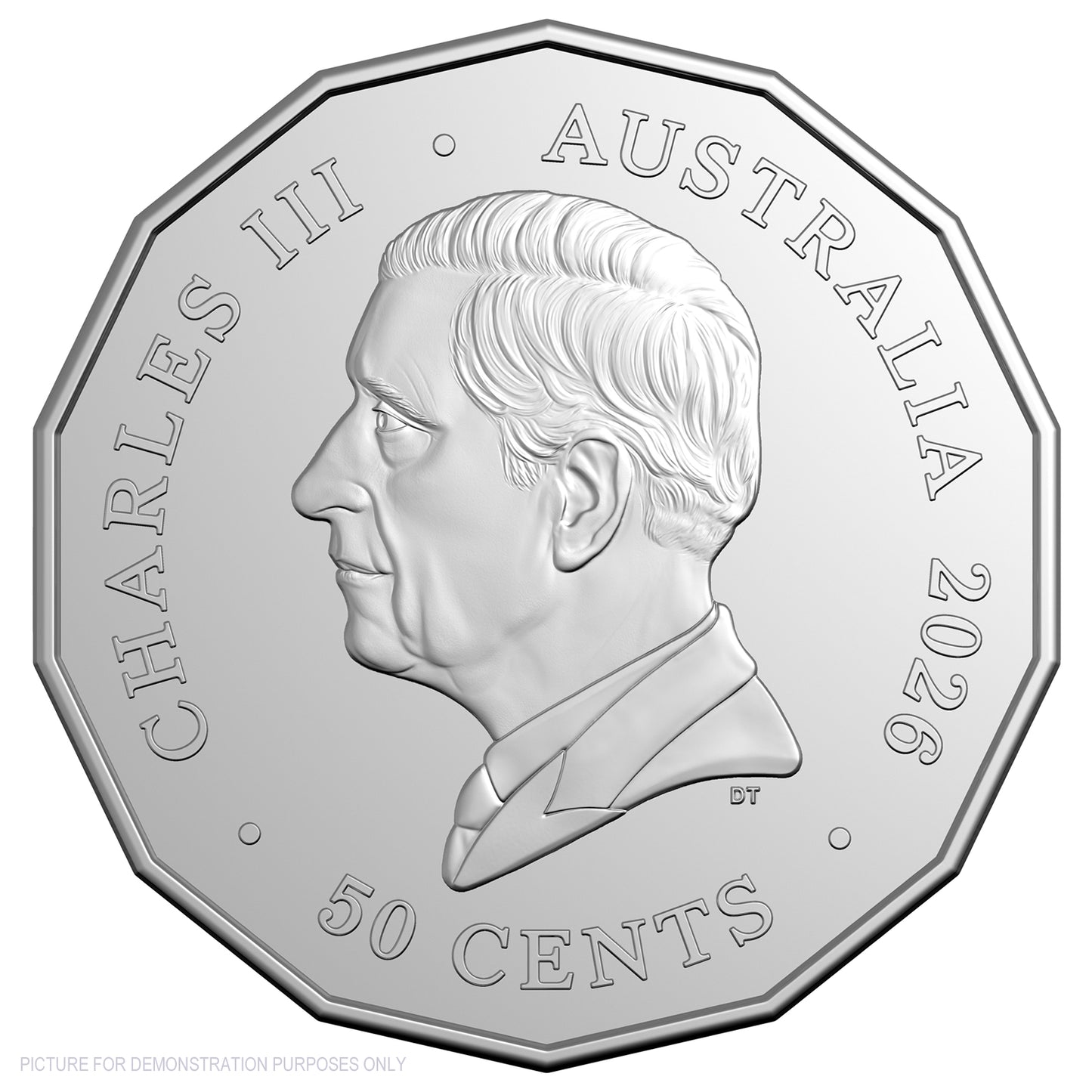 2026 RAM 50c Uncirculated Tetradecagon Coin - Lunar Series - Year of the Horse
