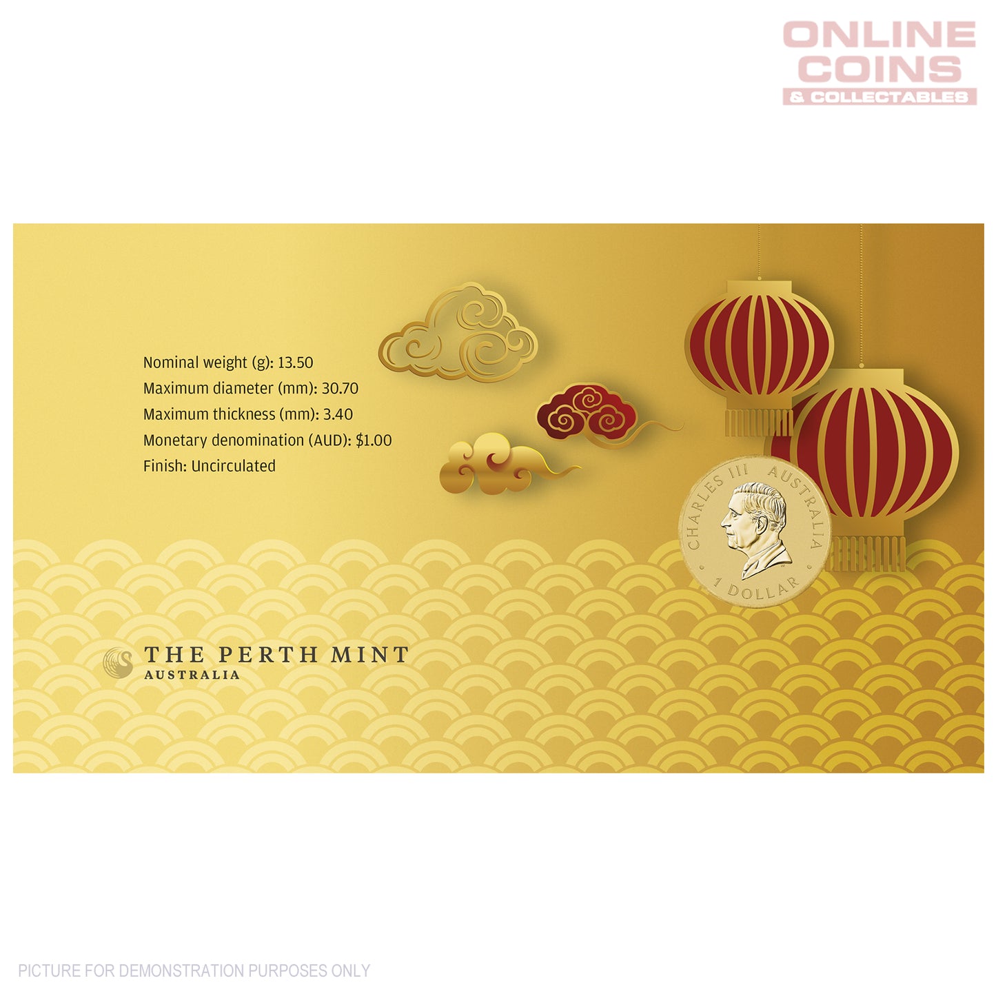 2026 Perth Mint Stamp and Coin Cover - Year of the Horse