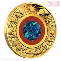 2026 Perth Mint  1oz Gold Proof Opal Coin - WONDERS OF AUSTRALIA - THE OUTBACK