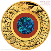 2026 Perth Mint  1oz Gold Proof Opal Coin - WONDERS OF AUSTRALIA - THE OUTBACK