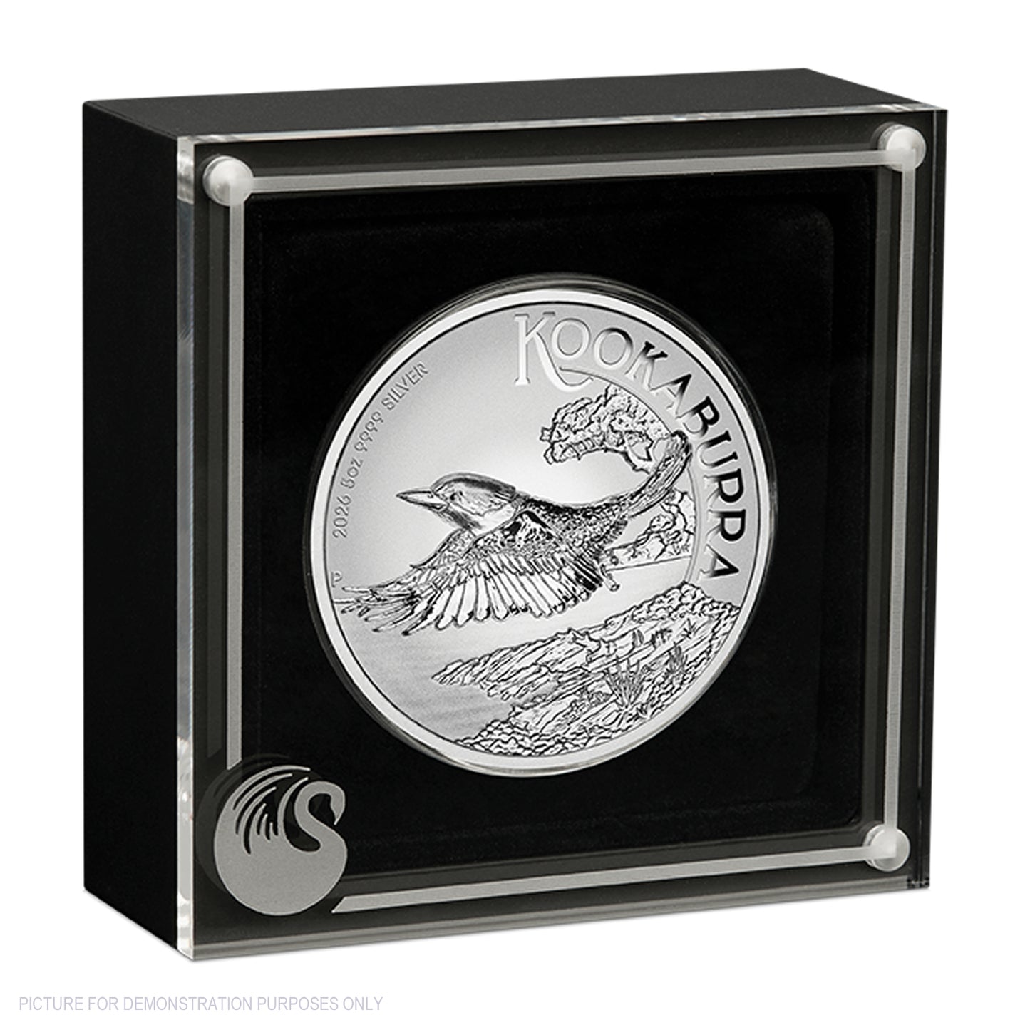 2026 Perth Mint 5oz Silver Incused Coin - Australian Kookaburra