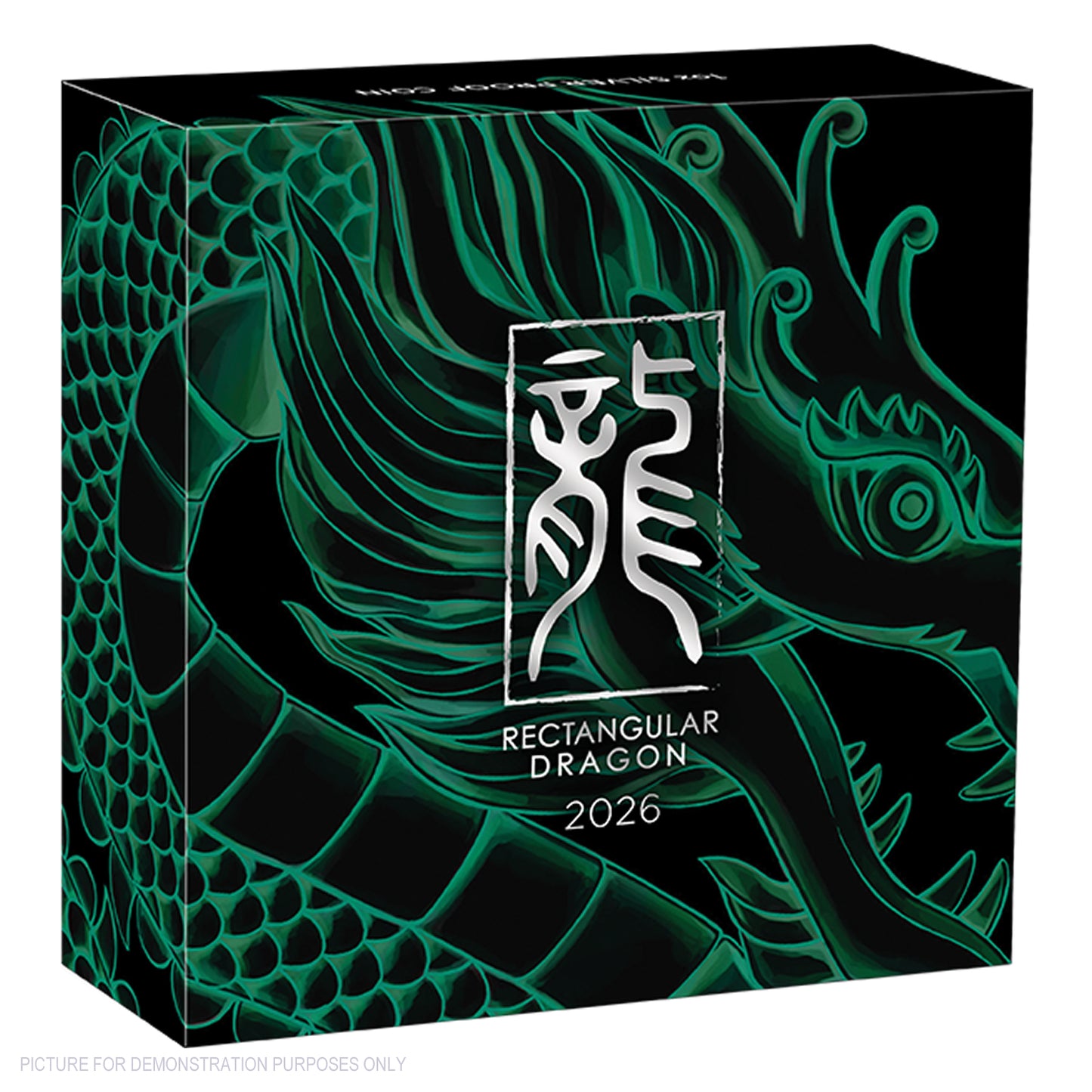2026 Perth Mint 1oz Silver Proof Rectangular Coin - Dragon