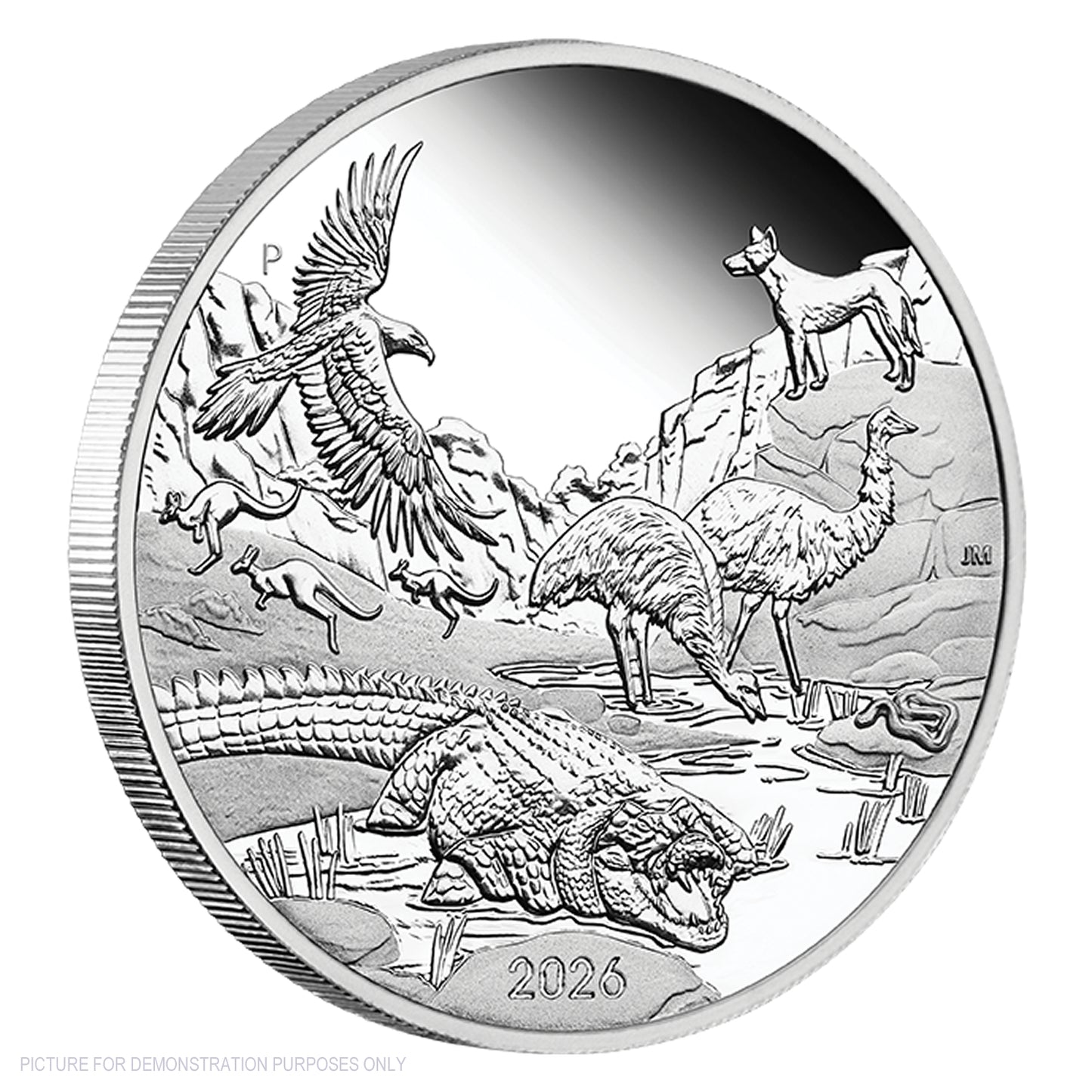 2026 Perth Mint 1oz Silver Proof Coin - Wonders of Australia - The Outback
