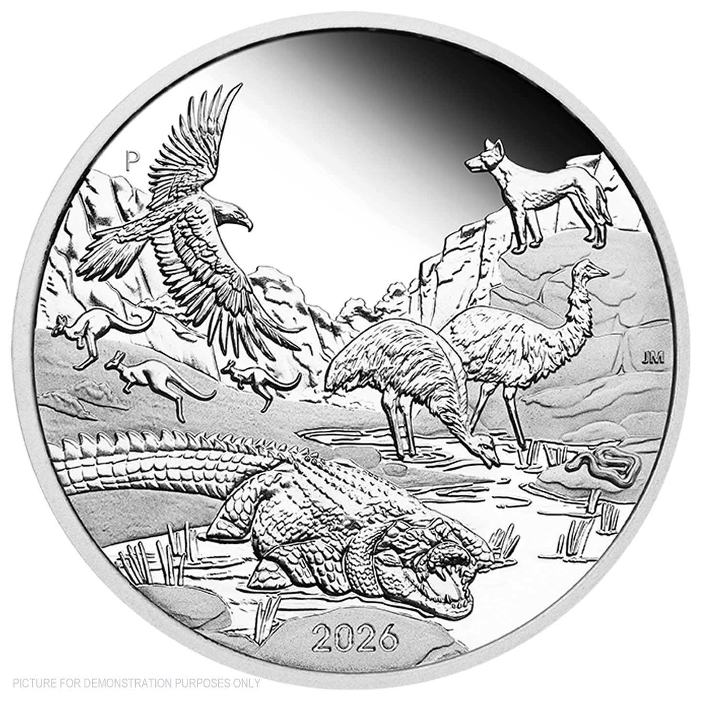 2026 Perth Mint 1oz Silver Proof Coin - Wonders of Australia - The Outback