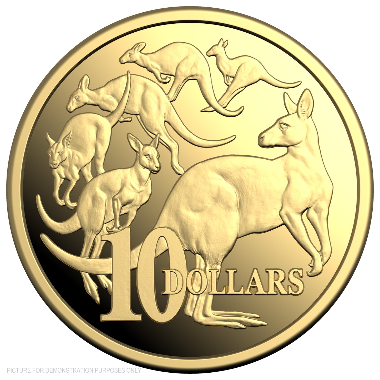2026 RAM $10 1/10oz Gold Proof Coin - Kangaroos Series - Mob of Six