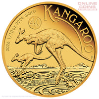 2026 Perth Mint Australian Kangaroo 1/10oz 99.99% Gold Proof Coin