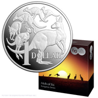 2026 RAM $1 1oz Fine Silver Proof Coin in Case - Kangaroo Series