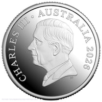 2026 RAM $1 1oz Fine Silver Proof Coin in Case - Kangaroo Series