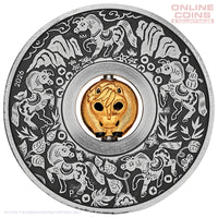 2026 Perth Mint Year of the Horse Rotating Bead Silver Antiqued Coin