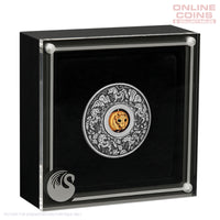 2026 Perth Mint Year of the Horse Rotating Bead Silver Antiqued Coin
