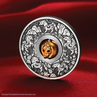 2026 Perth Mint Year of the Horse Rotating Bead Silver Antiqued Coin