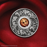 2026 Perth Mint Year of the Horse Rotating Bead Silver Antiqued Coin