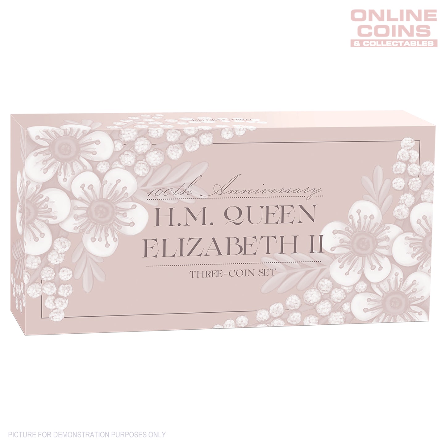 2026 Perth Mint Queen EII 100th Birthday 1oz Silver Proof 3-Coin Set