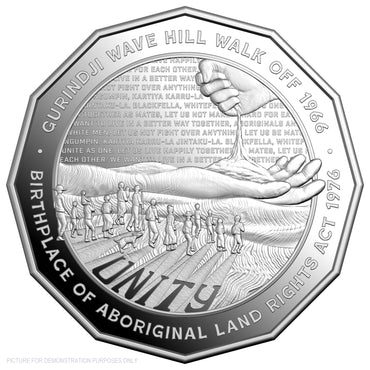 2026 RAM 50c Silver Proof Coin - Wave Hill Walk Off & Aboriginal Land Rights 50th