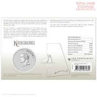 2026 Perth Mint WMF Australian Kookaburra 1oz Silver Coloured Coin with Double Ampelmann Privy